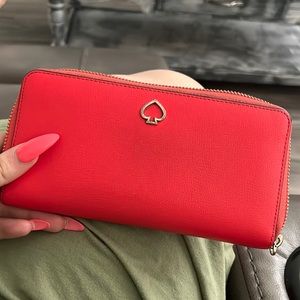 Red Kate Spade Wallet